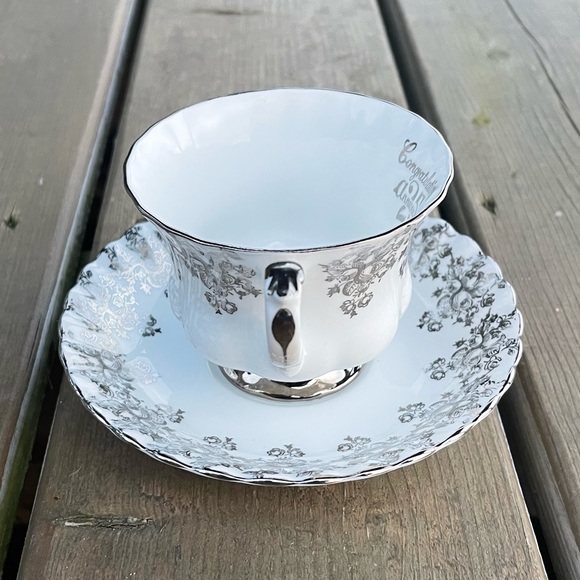 Royal Albert 25th Anniversary Series Bone China Cup and Saucer Set - Picture 5 of 14